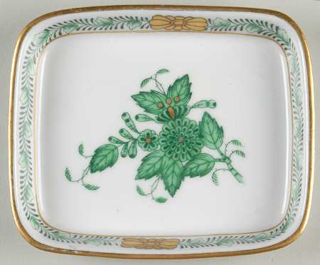 Chinese Bouquet Green (AV) 3" Ashtray