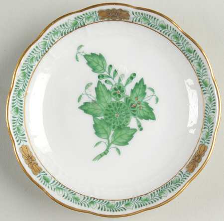 Chinese Bouquet Green (AV) 4" Ashtray