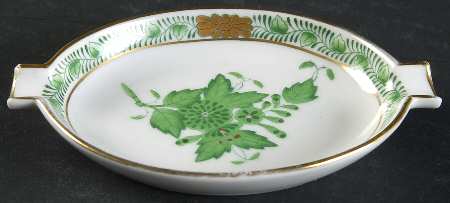 Chinese Bouquet Green (AV) 4" Ashtray