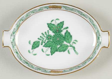 Chinese Bouquet Green (AV) 5" Ashtray