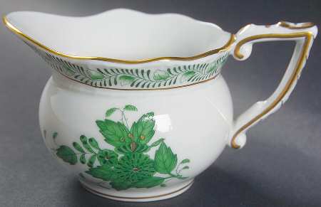 Chinese Bouquet Green (AV) Individual Creamer