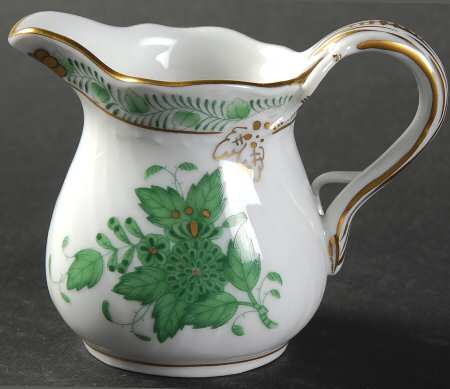 Chinese Bouquet Green (AV) Individual Creamer