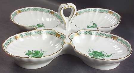 Chinese Bouquet Green (AV) 4 Part Relish