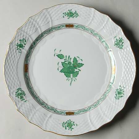 Chinese Bouquet Green (AV) Service Plate (Charger)