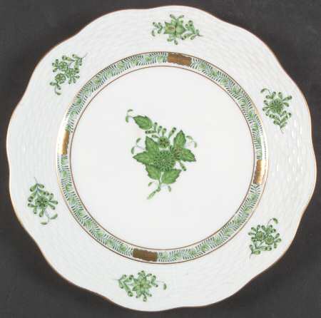 Chinese Bouquet Green (AV) Salad Plate