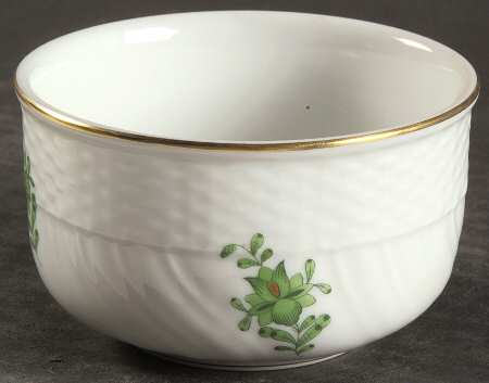 Chinese Bouquet Green (AV) Mini Sugar Bowl No Lid