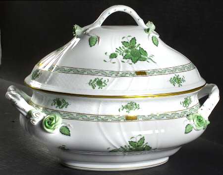 Chinese Bouquet Green (AV) Tureen & Lid