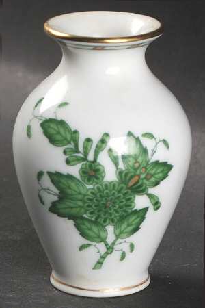 Chinese Bouquet Green (AV) Mini Bud Vase