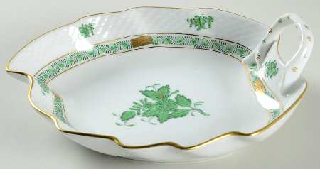 Chinese Bouquet Green (AV) Bon Bon by Herend