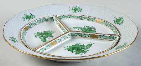 Chinese Bouquet Green (AV) (4 Pc) Hors d'Oeuvres Set