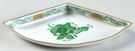 Chinese Bouquet Green (AV) 4-Piece Hors d'Oeuvres Set, Indv Section Only