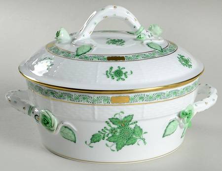 Chinese Bouquet Green (AV) Small Round Covered Vegetable