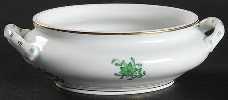 Chinese Bouquet Green (AV) Mini Tureen No Lid