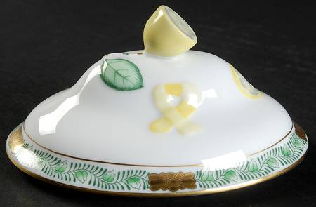 Chinese Bouquet Green (AV) Lid for Mini Tureen