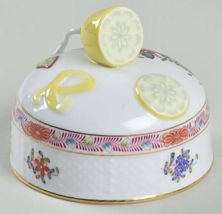 Chinese Bouquet Multicolor (AF) Lid for Round Butter