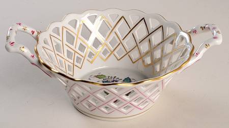 Chinese Bouquet Multicolor (AF) Small Open Weave Basket