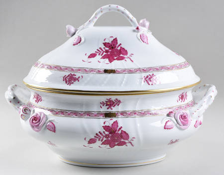 Chinese Bouquet Raspberry (AP) Tureen &  Lid