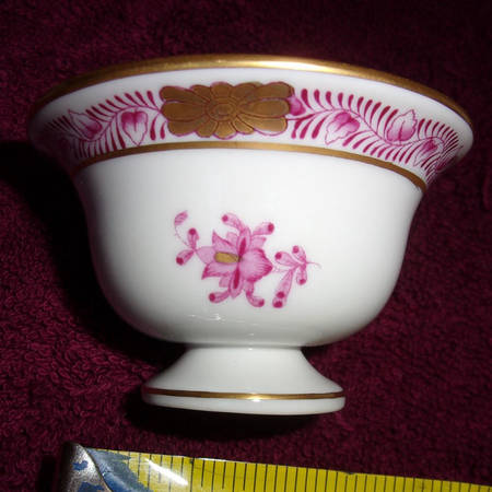 Chinese Bouquet Raspberry (AP) Individual Open Sugar Bowl