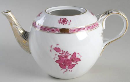 Chinese Bouquet Raspberry (AP) Small Teapot No Lid