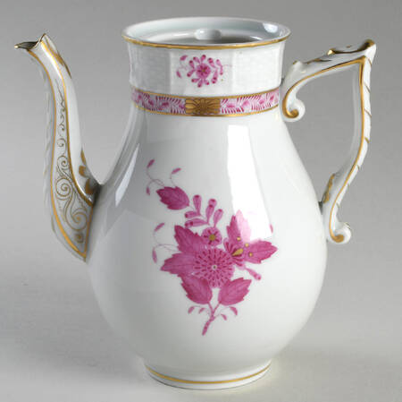 Chinese Bouquet Raspberry (AP) Small Coffee Pot No Lid