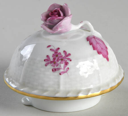 Chinese Bouquet Raspberry (AP) Lid for Small Coffee Pot
