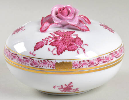 Chinese Bouquet Raspberry (AP) Bon Bon & Lid