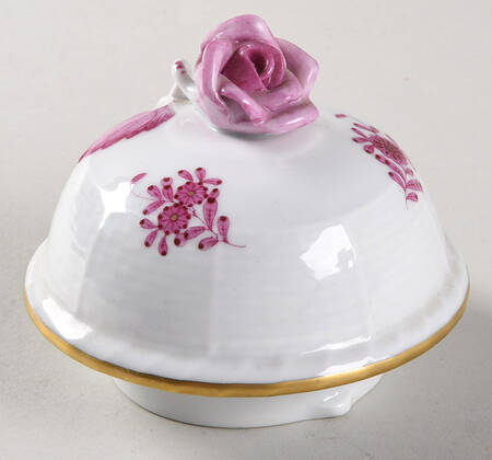 Chinese Bouquet Raspberry (AP) Lid for Coffee Pot