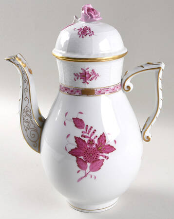 Chinese Bouquet Raspberry (AP) Coffee Pot & Lid