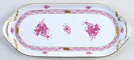 Chinese Bouquet Raspberry (AP) Large Sandwich Tray