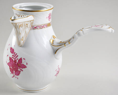 Chinese Bouquet Raspberry (AP) Chocolate Pot No Lid