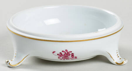 Chinese Bouquet Raspberry (AP) Footed Bon Bon No Lid