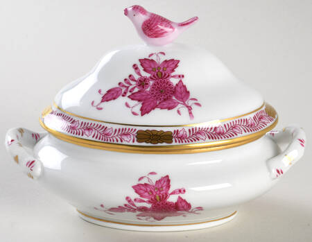 Chinese Bouquet Raspberry (AP) Mini Tureen & Lid