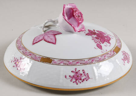 Chinese Bouquet Raspberry (AP) Lid for Round Vegetable