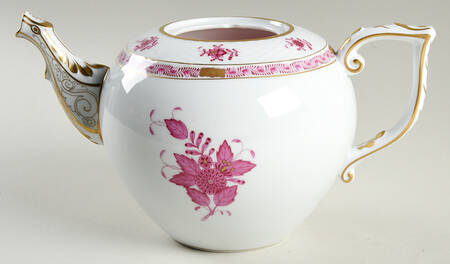 Chinese Bouquet Raspberry (AP) Teapot No Lid