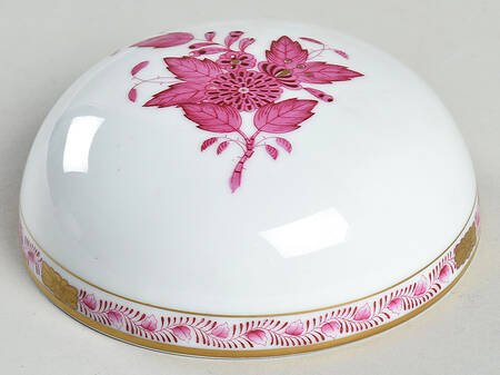Chinese Bouquet Raspberry (AP) Lid for 4" Round Box