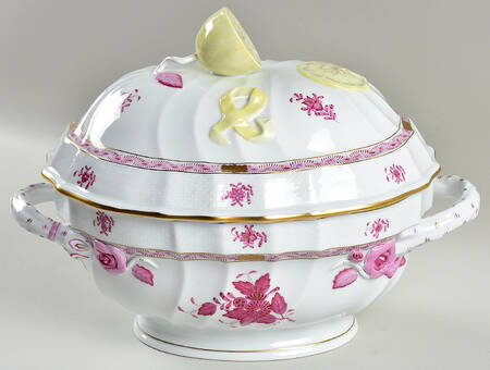 Chinese Bouquet Raspberry (AP) Tureen & Lid