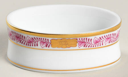 Chinese Bouquet Raspberry (AP) 2" Mini Oval Box, No Lid