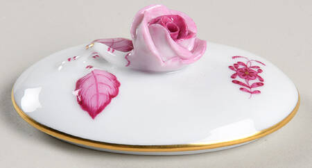 Chinese Bouquet Raspberry (AP) Lid for 2" Mini Oval Box