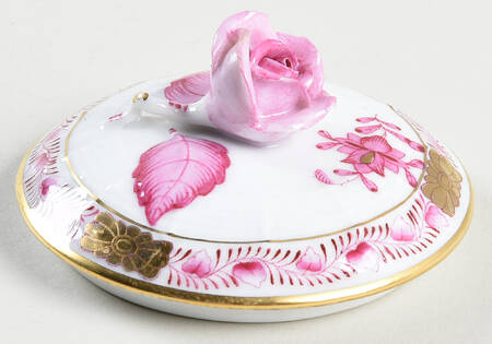 Chinese Bouquet Raspberry (AP) Lid for Sugar Bowl