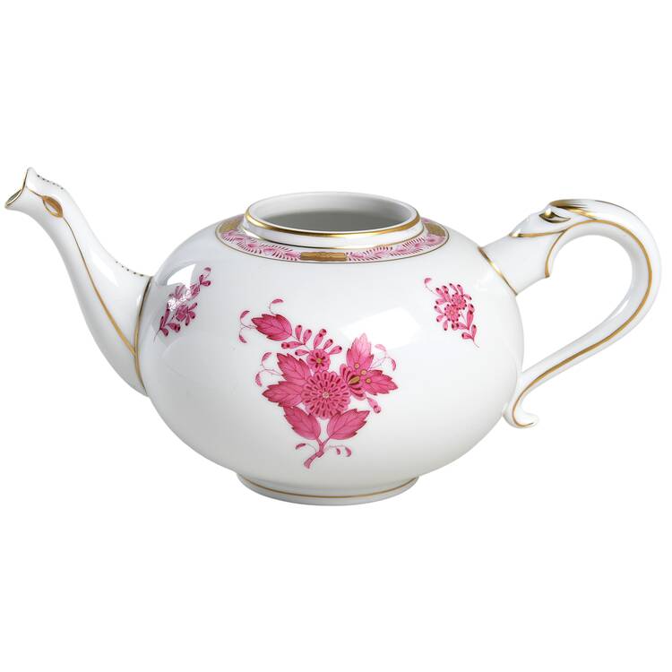 Chinese Bouquet Raspberry (AP) Small Teapot No Lid