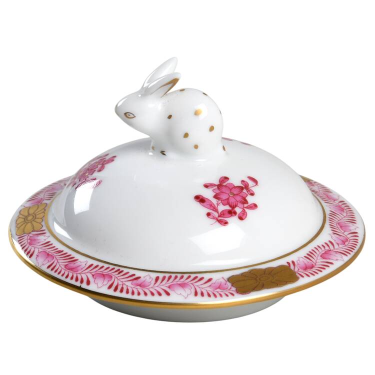 Chinese Bouquet Raspberry (AP) Lid for Small Teapot