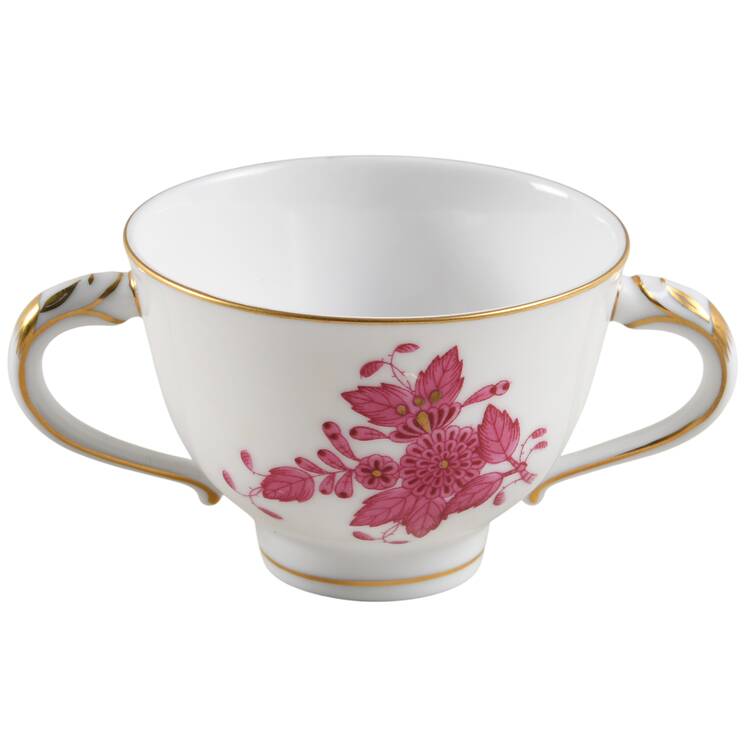 Chinese Bouquet Raspberry (AP) Mini Sugar Bowl No Lid