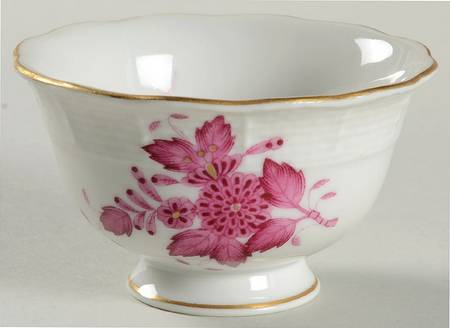 Chinese Bouquet Raspberry (AP) Individual Open Sugar Bowl
