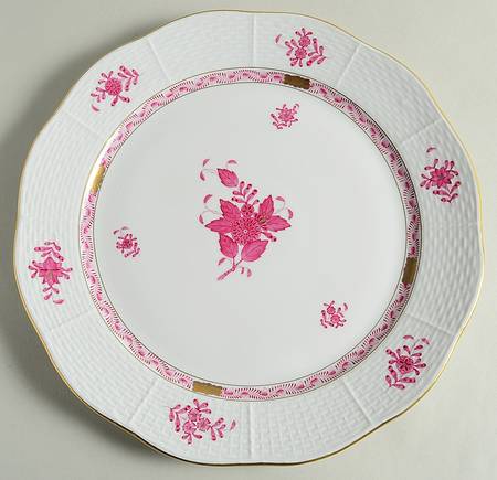 Chinese Bouquet Raspberry (AP) 11" Chop Plate (Round Platter)