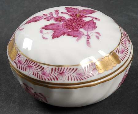 Chinese Bouquet Raspberry (AP) Ring Box & Lid