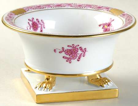 Chinese Bouquet Raspberry (AP) 2" Footed Urn