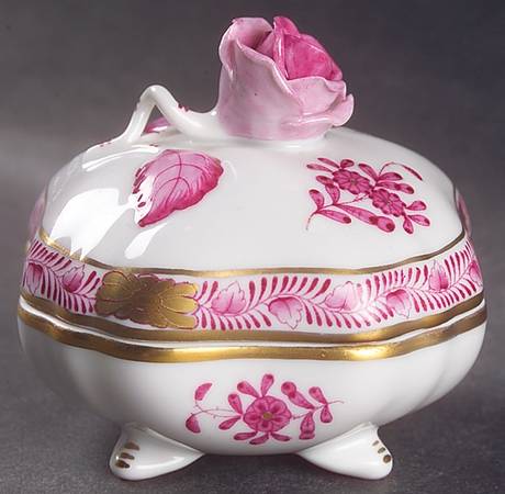 Chinese Bouquet Raspberry (AP) Bon Bon & Lid