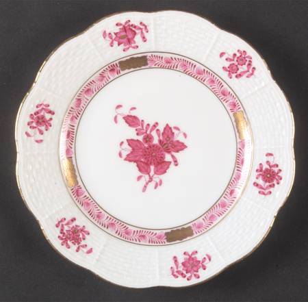 Chinese Bouquet Raspberry (AP) Bread & Butter Plate