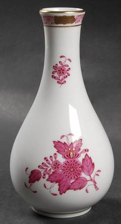 Chinese Bouquet Raspberry (AP) 6" Bud Vase