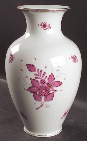 Chinese Bouquet Raspberry (AP) 12" Vase